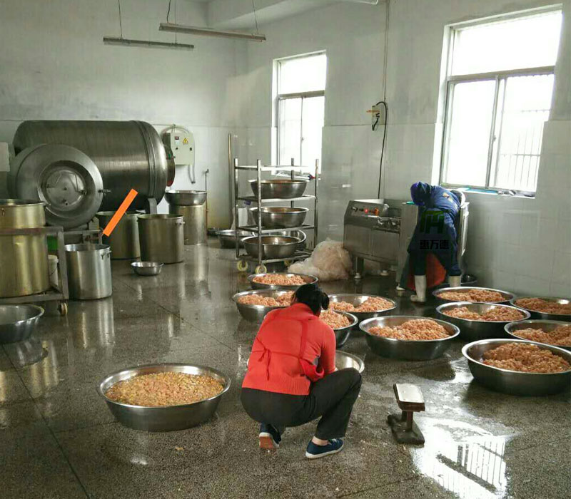 滾揉機(jī)用戶現(xiàn)場(chǎng)